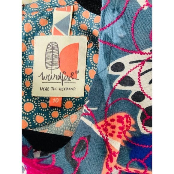 Weiredfish womans mini dress or long tunic US size 6 multi new with tags - Picture 4 of 6